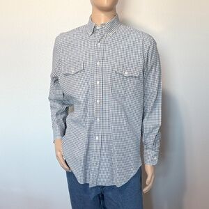 FERRINI Men’s Long Sleeve Button Down Shirt (Size 16 1/2-35)